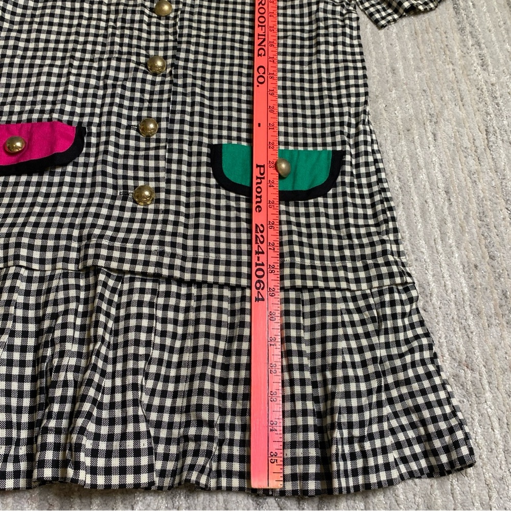 Jessica Howard Black and White Checkered Mini Dress - Picture 5 of 13